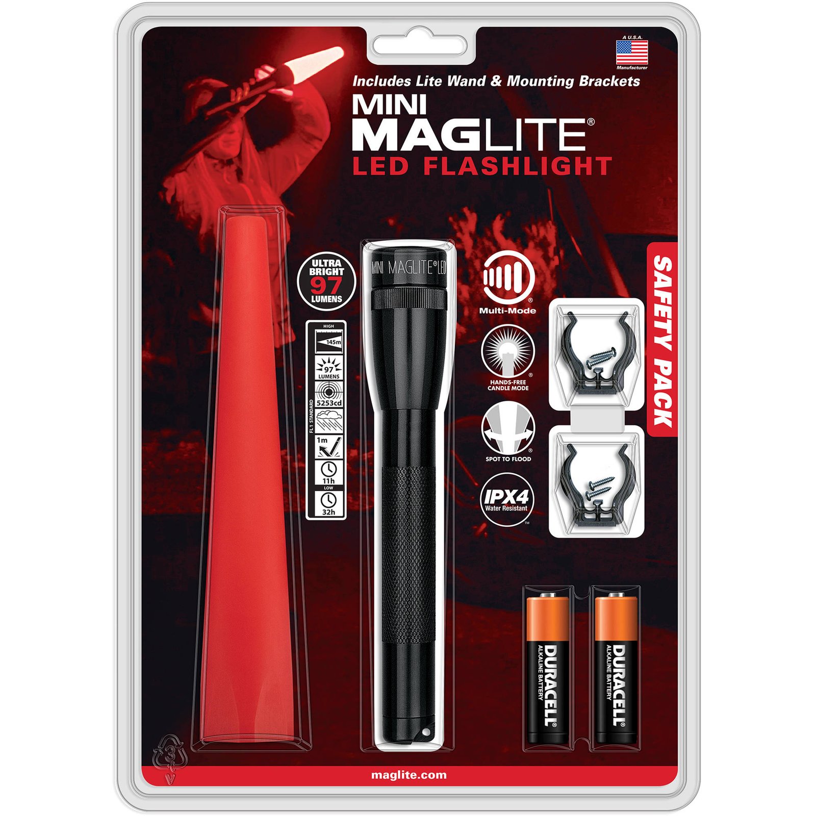 Linterna Mini Maglite AA LED Safety Pack Maglite México