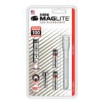Mini Maglite LED 2AAA plata
