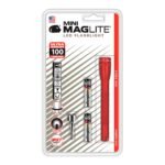 Mini Maglite LED 2AAA roja